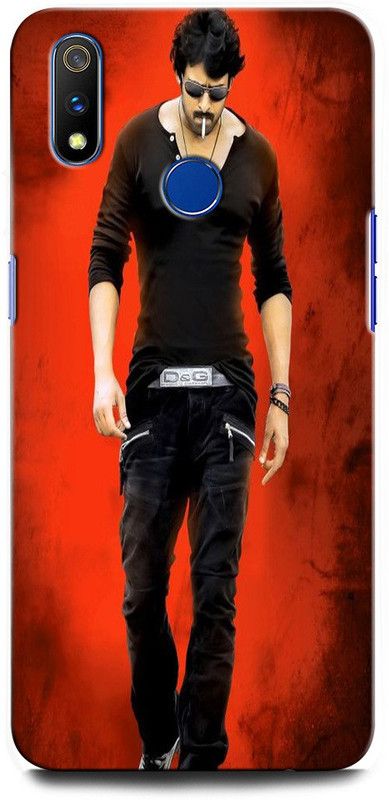 GRAFIQE Back Cover for Realme 3 Pro RMX1851 PRABHAS, BAAHUBALI, SOUTHHERO, TELUGUSTAR  (Multicolor, Shock Proof, Pack of: 1)