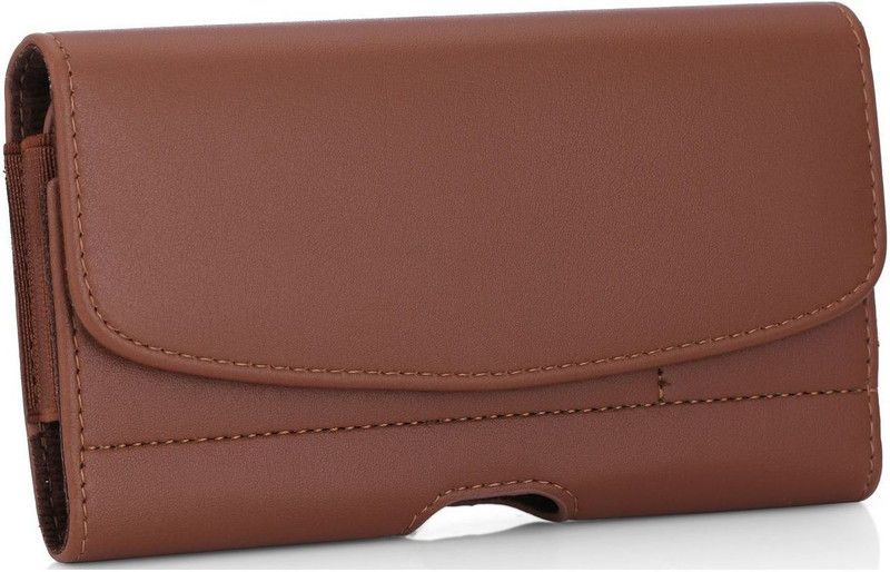 Pirum Front & Back Case for Motorola Moto E5+ / Moto E5 Plus  (Brown, Holster, Pack of: 1)