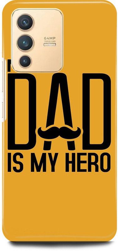 play fast Back Cover for Vivo V23 Pro 5G, V2132 MOM, DAD, MOTHER, FATHER, LOVE  (Yellow, Hard Case, Pack of: 1)