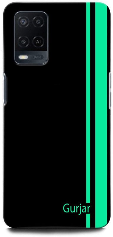 ORBIQE Back Cover for OPPO A54 2263 GURJAR, GUJJAR, GREEN, BLACK  (Multicolor, Hard Case)