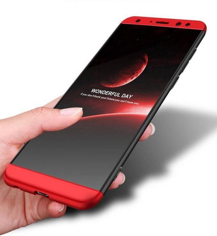 MOBIRUSH Front & Back Case for Vivo X9  (Red, Dual Protection, Pack of: 1)