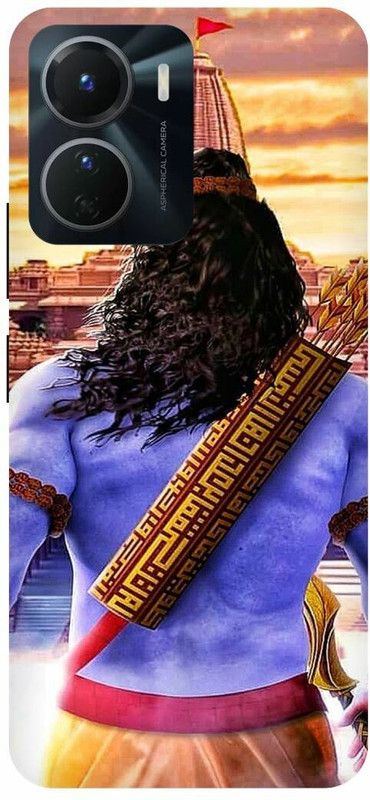 COVERJET Back Cover for VIVO Y16-JAI- SHREE- RAM- VISHNU- AVTAR- GOD  (Blue, Hard Case, Pack of: 1)