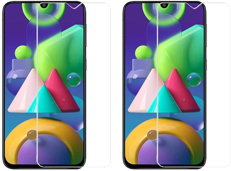 HOBBYTRONICS Tempered Glass Guard for Samsung Galaxy M21, Samsung Galaxy M10s, Samsung Galaxy M30, Samsung Galaxy M30s, Samsung Galaxy M31  (Pack of 2)