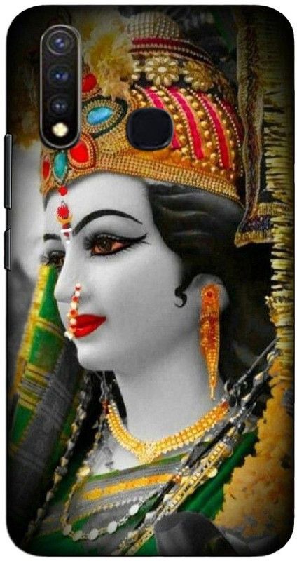 CROKIAN Back Cover for Vivo Y19 Jai mata di Back Cover  (Multicolor, Hard Case, Pack of: 1)