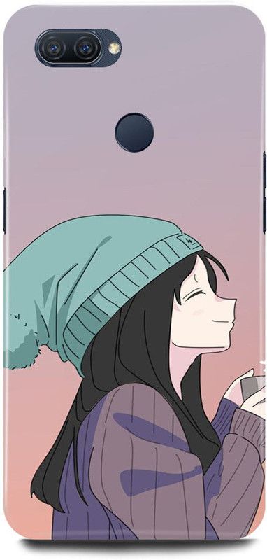 FRONK Back Cover for OPPO A7, CPH1901, GIRL, CUTE, GIRL, LOVELY, GIRL, LOVE, ANIME  (Multicolor, Hard Case, Pack of: 1)