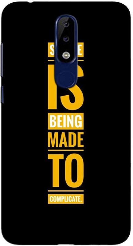 CROKIAN Back Cover for Nokia 6.1 Plus Quotes Back Cover  (Multicolor, Hard Case, Pack of: 1)