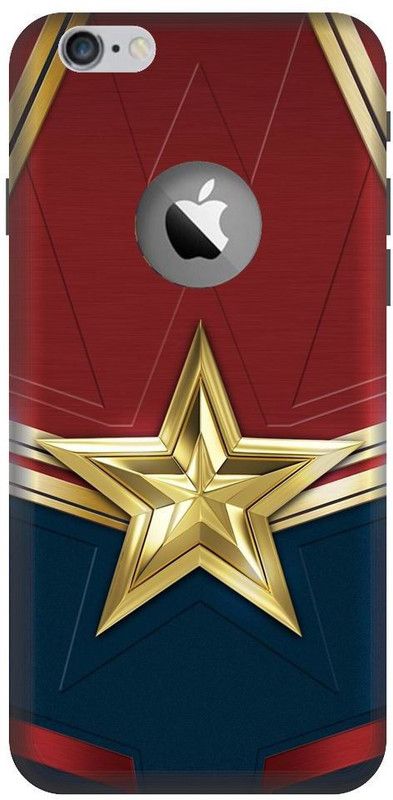 BYXIS Back Cover for iphone 6 cut captain Marvel, Movie, Marvel comics, superhero, Avengeres  (Multicolor, Shock Proof, Pack of: 1)