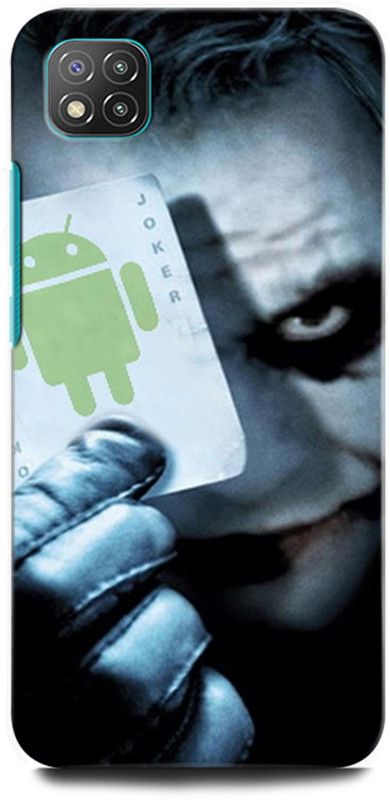 INTELLIZE Back Cover for POCO C3 MZB07RHIN JOKER, BATMAN, HEATH LEDGER JOKER, BATMAN JOKER, DARK KNIGHT  (Multicolor, Hard Case, Pack of: 1)