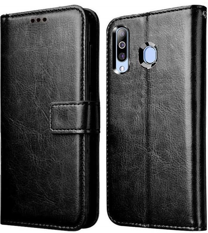 Coverage Flip Cover for Lenovo K10 Note  (Black, Magnetic Case, Pack of: 1)