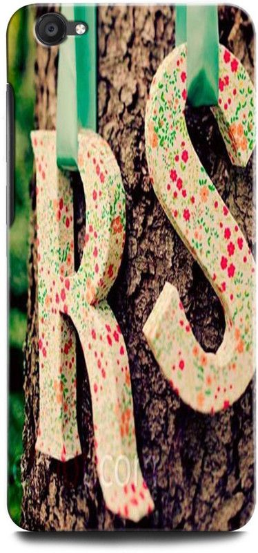 ORBIQE Back Cover for ViVO Y55 RS LOVE, R S LOVE, R LETTER, R ALPHABET, DESIGN  (Multicolor, Hard Case, Pack of: 1)
