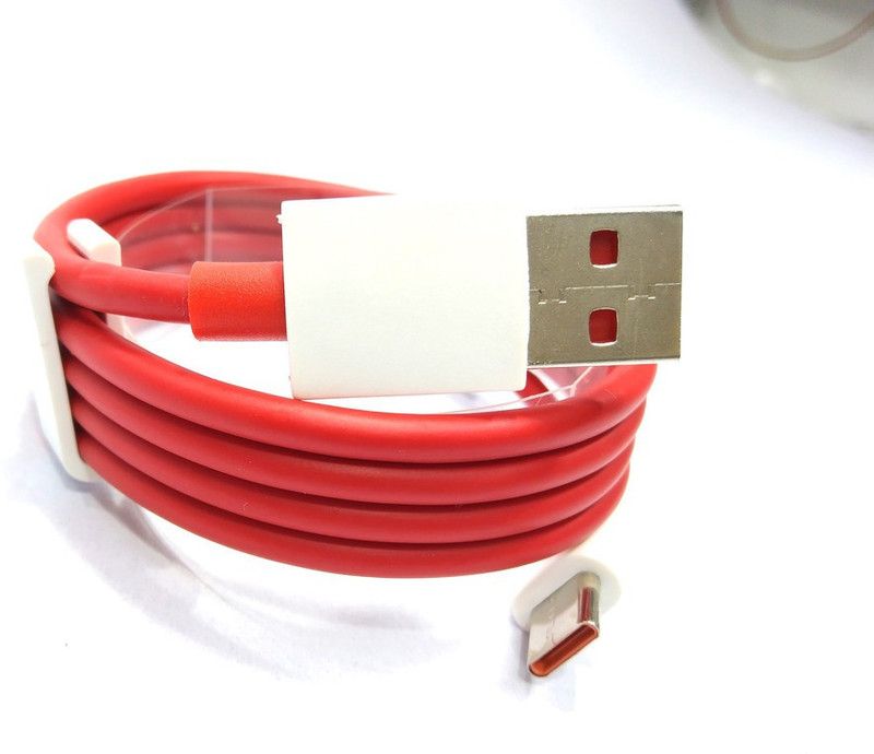 SAIQA USB Type C Cable 6.5 A 1.00368999999995 m Copper Braiding Mi 33w charging type c cable  (Compatible with 50W/5A FAST CHARGING CABLE TYPE C FOR OPPO F17 PRO / F19 / F19S / F19 PRO, Red, One Cable)