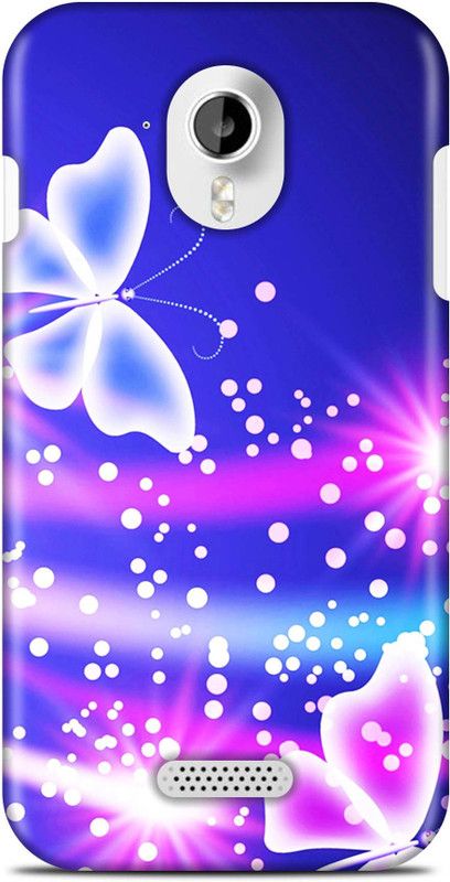 Sankee Back Cover for Micromax A116 Canvas HD  (Blue, Hard Case)