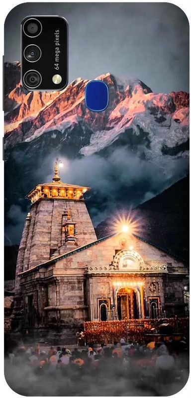 UMPRINT Back Cover for Samsung Galaxy F41 Kedarnath Shiv Ji Temple Printed Back Cover  (Multicolor, Hard Case, Pack of: 1)