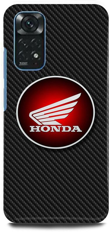 FIKORA Back Cover for Redmi Note 11S, HONDA, CAR, LOGO, SIGN  (Black, Hard Case, Pack of: 1)
