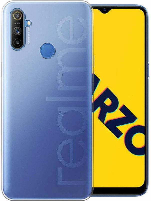 Get2Kart Back Cover for Realme Narzo 10A|20A  (Transparent, Shock Proof, Silicon, Pack of: 1)