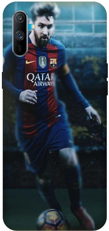Zaplab Back Cover for Realme C3/RMX2027 Lionel Messi Printed Back cover  (Multicolor, Waterproof, Pack of: 1)