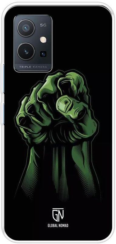 GLOBAL NOMAD Back Cover for Vivo Y75 5G  (Multicolor, Grip Case, Silicon, Pack of: 1)