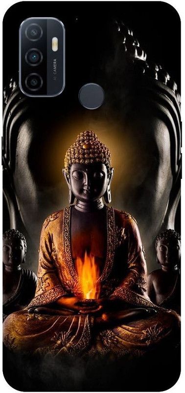 PHONE WALEY.COM Back Cover for OPPO A33 (4G) , CPH2137 ,Buddha,BHUD DARM, Printed back cover  (Black, Hard Case, Pack of: 1)