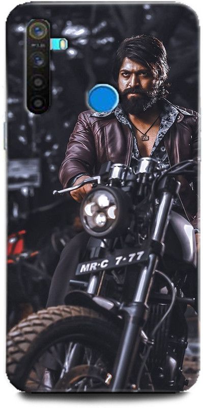 BARMANS Back Cover for Realme 5 / KGF, kgf, rocky, kgf movie, Bike, Rocky bhai, kgf2  (Multicolor, Shock Proof, Pack of: 1)