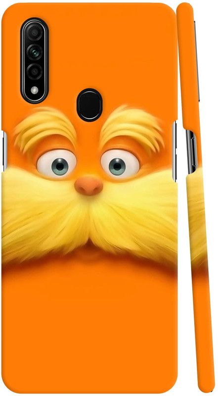 GS PANDA COLLECTIONS Back Cover for OPPO A31  (Orange, Yellow, Pack of: 1)