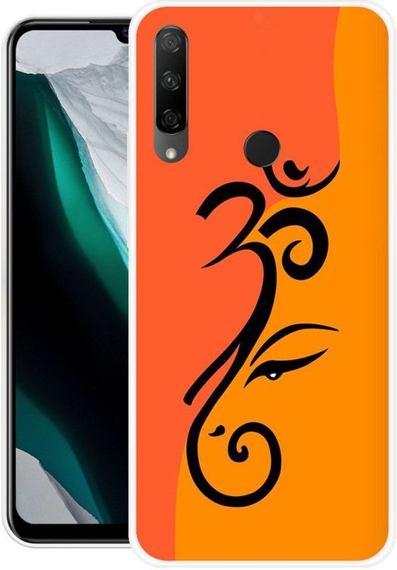 PRK Back Cover for Honor 9X  (Orange, Yellow, Silicon)