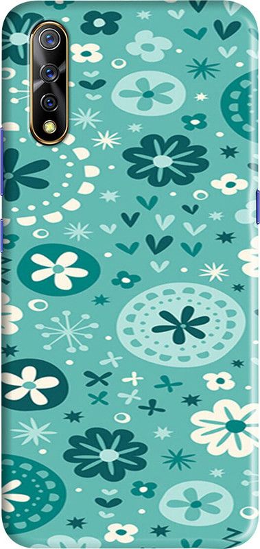 LETAPS Back Cover for Vivo S1 / Z1X  (Green, Hard Case)