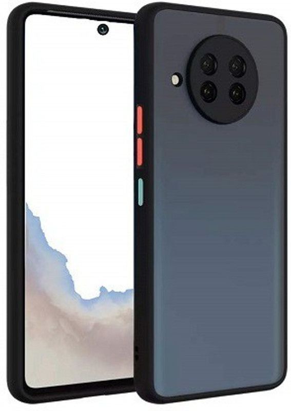 Bodoma Back Cover for Mi 10i, Mi 10T Lite  (Black, Grip Case, Silicon, Pack of: 1)