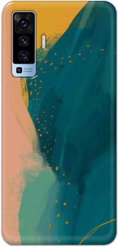 NDCOM Back Cover for Vivo X50 Color Pattern Printed  (Multicolor, Hard Case)