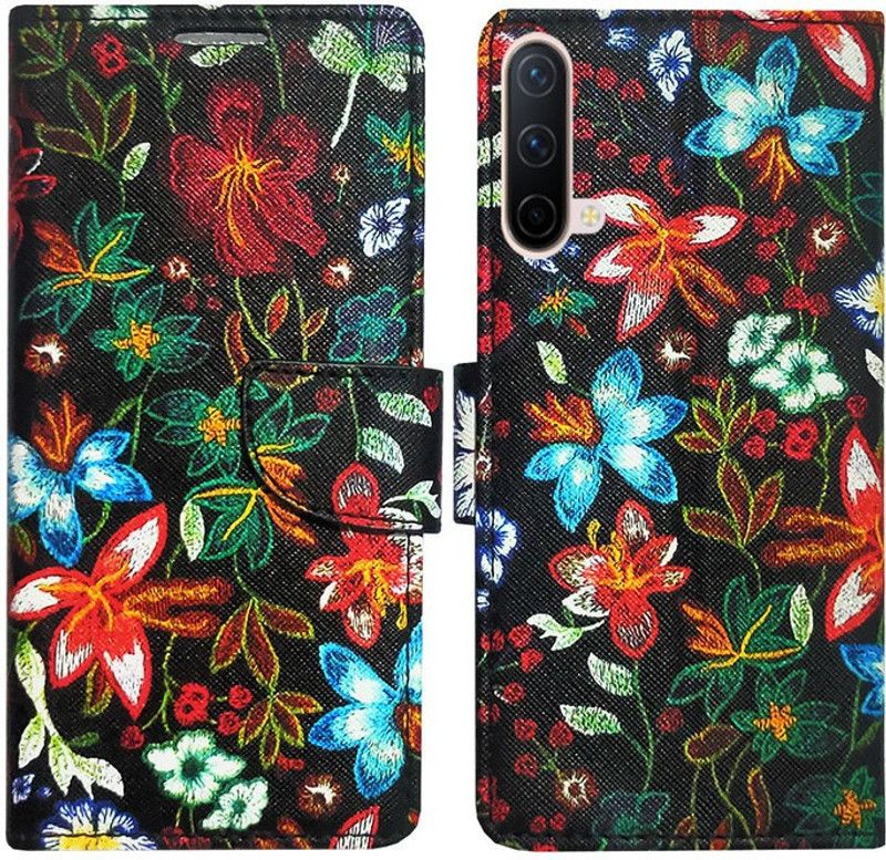 Dhar Flips Flip Cover for One Plus Nord CE in High Quality  (Black, Pack of: 1)