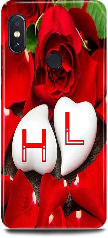 MP ARIES MOBILE COVER Back Cover for Mi A2/MZB6439IN,H Loves L Name,H Name, L Letter, Alphabet,H Love L NAME  (Multicolor, Hard Case, Pack of: 1)