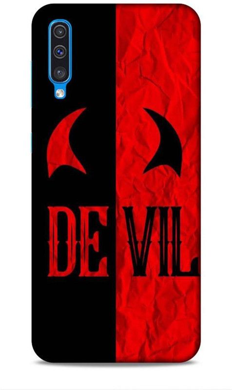 Samsidhi Back Cover for Samsung Galaxy A50, Samsung Galaxy A50s  (Black, Red, Waterproof)