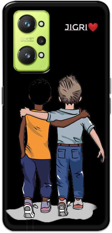 NDCOM Back Cover for Realme GT 2 Jigri Printed  (Multicolor, Hard Case, Pack of: 1)