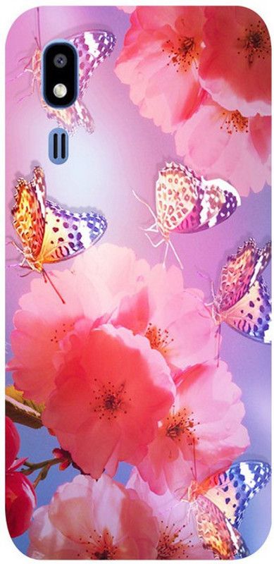 Golden mask Back Cover for Samsung Galaxy A2 Core  (Pink, Blue, Waterproof, Silicon)