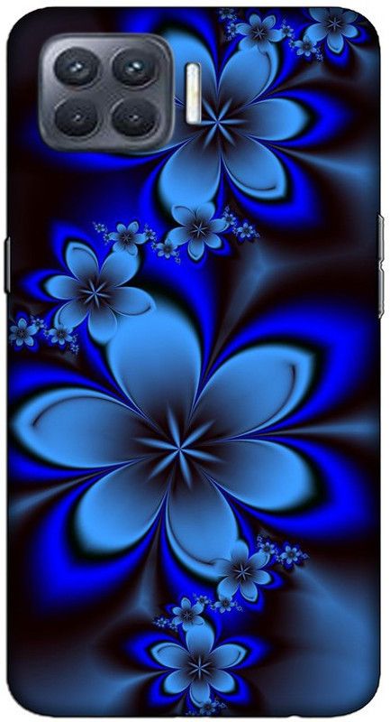 CROKIAN Back Cover for Oppo F17  (Blue, Hard Case, Pack of: 1)