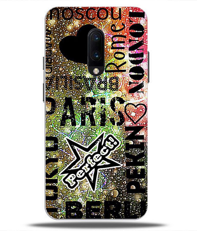 LETAPS Back Cover for OnePlus 6T / OnePlus 7  (Multicolor, Hard Case)