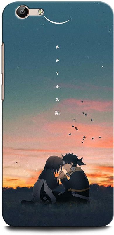 INTELLIZE Back Cover for VIVO Y69 OBITO X RIN, ANIME, NEON, GIRL, BOY  (Multicolor, Hard Case, Pack of: 1)