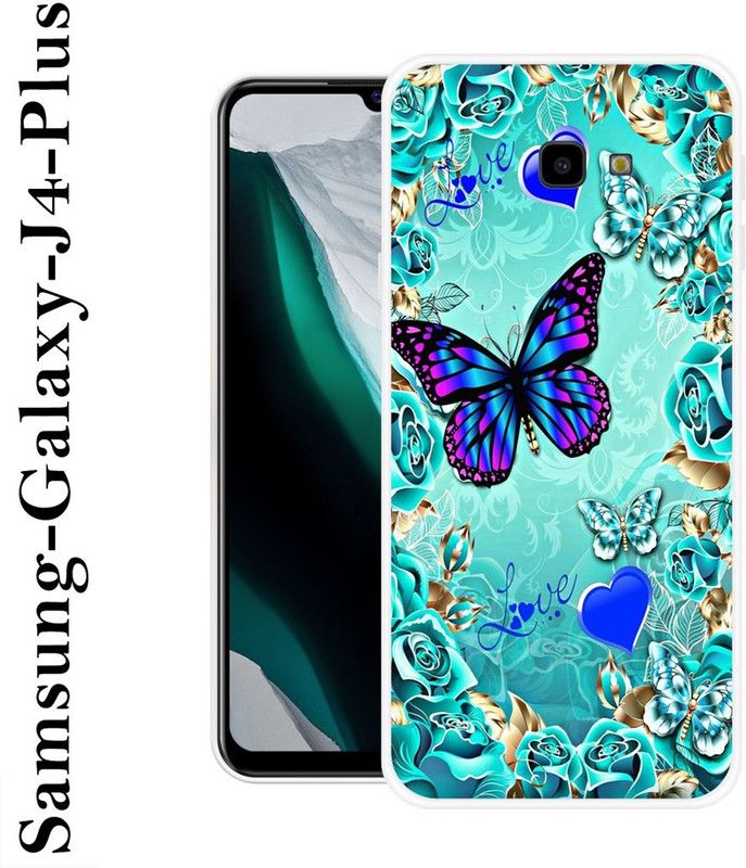 JATLAND Back Cover for Samsung Galaxy J4 Plus  (Blue, Silicon)