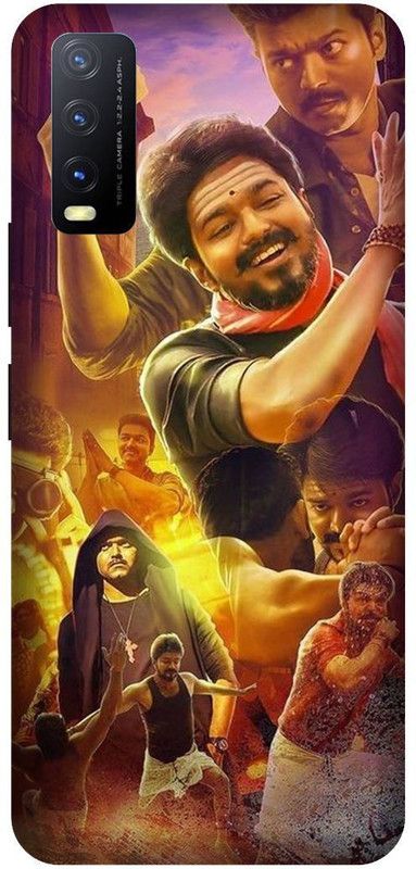 Yoprint Back Cover for Y20G Vijay Southindian Superstar back cover  (Multicolor, Hard Case, Pack of: 1)