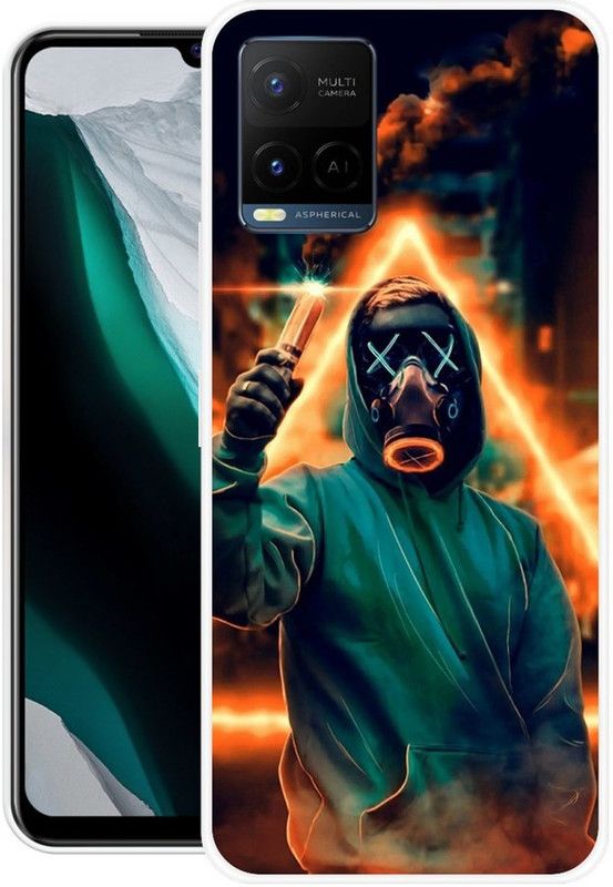 BLUEBUG Back Cover for Vivo Y33s  (Multicolor, Grip Case, Silicon, Pack of: 1)