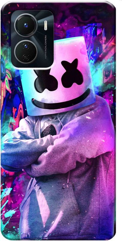 YorktoSis Back Cover for Vivo Y16/ Vivo Y16 4G 2634  (Multicolor, Anti-radiation, Silicon, Pack of: 1)