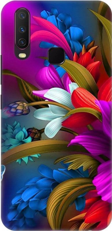 Hizowah Enterprises Back Cover for Vivo Y12  (Multicolor)
