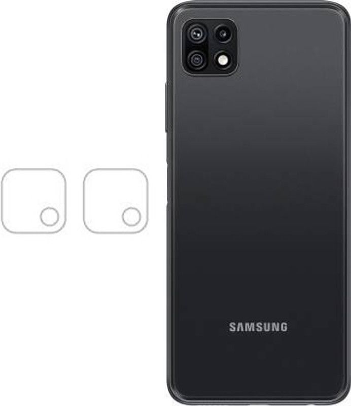 XAZE Back Camera Lens Glass Protector for SAMSUNG GALAXY F42 5G  (Pack of: 2)