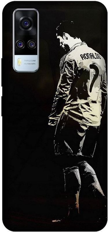 URCHIN Back Cover for Vivo Y51A Cristiano Ronaldo, Ronaldo 7, CR-7, Real Madrid, Football, Sports  (Multicolor, Shock Proof, Pack of: 1)
