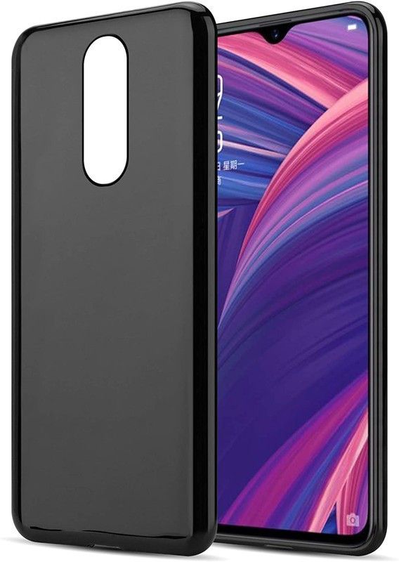SmartPoint Back Cover for Oppo R17 pro  (Black, Silicon, Pack of: 1)