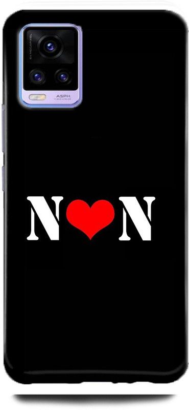 Afterglow Back Cover for Vivo V20 pro N N, N LOVES N, N NAME, LETTER, ALPHABET, NN LOVE, HART  (Multicolor, Shock Proof, Pack of: 1)