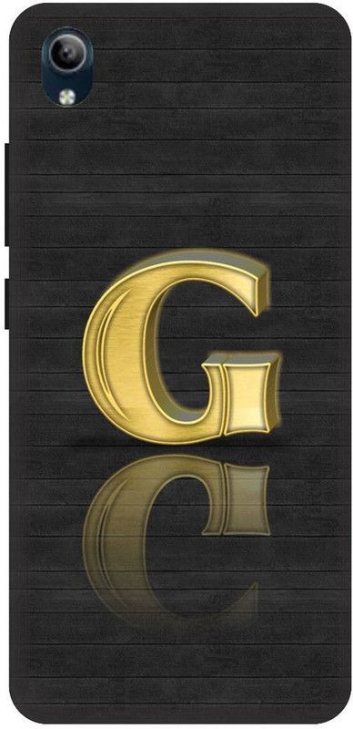 SSMORYA Back Cover for Vivo Y90, Vivo 1908, G Alphabet Printed  (Multicolor, Hard Case, Pack of: 1)