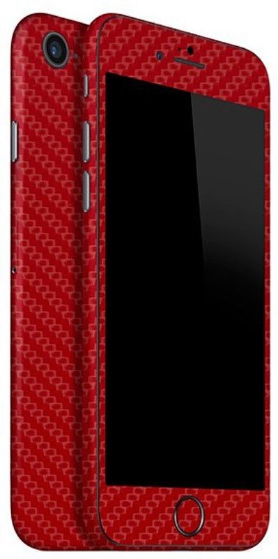 Orgic India Apple iPhone 8 Mobile Skin  (Carbon Red)