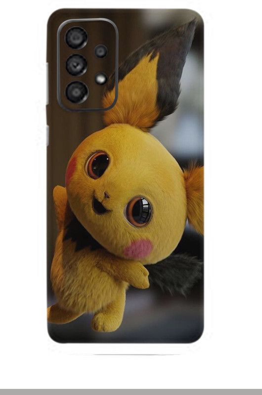 CLAXA Cute Pikachu For Samsung A73 5G Back Skin Guard, Samsung A73 5G Mobile Skin  (Cute Pikachu Vinyl in Matte Finish)