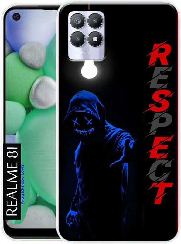 SKYBRUFAN Back Cover for Realme 8i, Realme 8i Back Cover  (Multicolor, Dual Protection, Silicon, Pack of: 1)