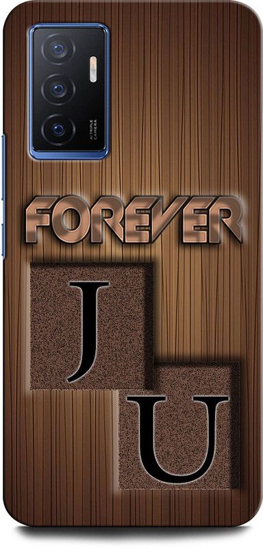 INTELLIZE Back Cover for VIVO V23e 5G JU, J LOVE U, U LOVE J, J LETTER, U LETTER, JU NAME  (Multicolor, Hard Case, Pack of: 1)